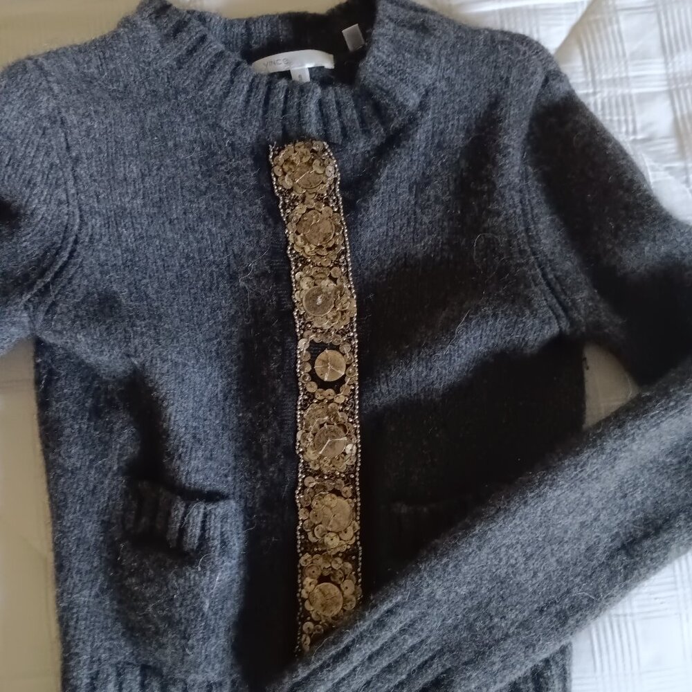 Vince cashmere/Wool cardigan sweater girls